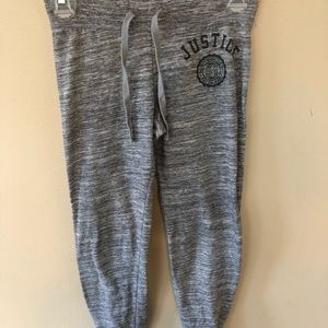 Justice sweat pants